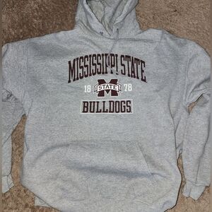 Mississippi State Bulldogs Gray Hoodie